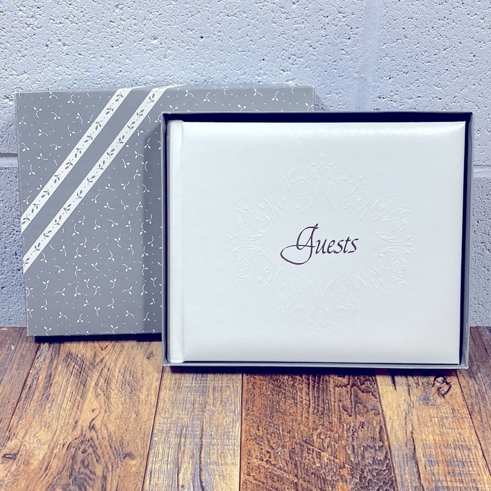 White guest book​​​​​​​​​